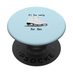 FUNNY FIGURE SKATING GRAPHIC It's Too Early For This Skater PopSockets Swappable PopGrip