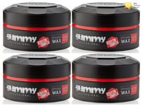 4 x Gummy Professional Diamond Series Hair Gel Hair Wax Ultra Hold 150ml