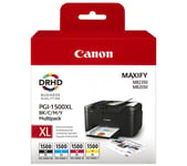 CANON PGI-1500XL Black & Colour Ink Cartridges - Multipack