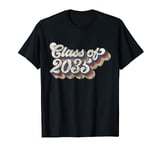 Class of 2035 Grow With Me Retro Vintage First Day Of School T-Shirt