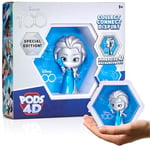 WOW! PODS 4D Disney 100 Elsa, One Hundred Year Disney Anniversary Collectable, Bobble-head figure Bursts from their World into Yours, Disney Toys and Gifts for Kids and Adult collectors