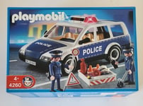 PLAYMOBIL Voiture de police et patrouille réf 4260 dès 4 ans