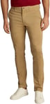 Tommy Hilfiger Men's Bleecker Printed Structure Slim Fit Chinos, Green (Classic Khaki), 30W/32L