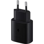 Samsung EP-TA800N 25W Super Fast Charging -laturi, USB Type-C -portti (ei kaapelia), musta (1 kpl)