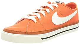 NIKE Homme Court Legacy Chaussure de Marche, Orange/Sail-Burnt Sunrise, 47 EU