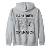 Amateur Ham Radio Operator CB Radio Enthusiast Ham Radio Dad Zip Hoodie