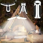 Choyclit - Lumière extérieure portative Lanterne de camping led Solar Light Banque de puissance rechargeable Banque d'éclairage extérieur puissant