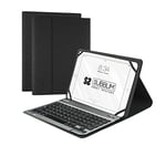 SUBBLIM FUNDA Con TECLADO KEYTAB Pro Bluetooth Black Para Tablet DE 10.1'/25.65CM BATERÍA 420MAH -Compatible Windows/Android/iOS