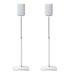 Sanus WSSE1A2-W2 Adjustable Speaker Stands for Sonos Era 100 - Pair - White