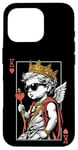 Coque pour iPhone 16 Pro Cupid Valentine King Of Hearts Card Poker Player