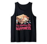 Cat Lover | Pet | Kitten | My Medicine For Happiness Tank Top