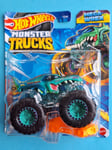 Mega Wrex 🔥 1:64 Monster Trucks Hot wheels shark tiger Vert Requin Dinosaure