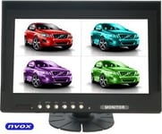 Nvox 9" Hd Bilmonitor Lcd Eller Fristående Monitor Med Stöd För Backning 4 Kameror 12V - 24V ... (Nvo