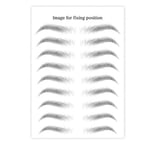 Tattoo Eyebrow Stickers Hair Like Peel Off 6D Semi Permanent Eyebrsfers Stickers