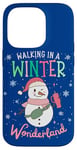 iPhone 14 Pro Walking In A Winter Wonderland Snowman Funny Ugly Christmas Case