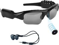 Lunettes De Soleil Bluetooth 5 M Avec Carte Micro Sd Extensible Jusqu'A 32 Go Avec Mp3+Bluetooth+Appareil Photo+Fonctions Video