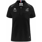 T-shirt Kappa  Polo Acraw BWT Alpine F1 Team 2023  Noir