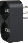 71943 Double Adaptateur Économiseur, Multi-Socket Deux Avant P40 Multifonctionnel (10/16A + Allemand Schuko), Italien 16A Grand Plug Pour Pas De Coïncidence Avec Les Prises/Interru[MUL212159]