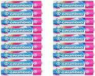 Grundig Piles Alcalines AAA/LR03 - Pack Avantageux de 18 Pièces - Piles 950mAh - Pile 1,5 V - Convient pour Les Jouets Électroniques, Télécommandes, et Plus Encore - Métal - Multicolore