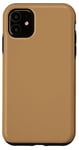 Coque pour iPhone 11 Camel beige terreux chaud