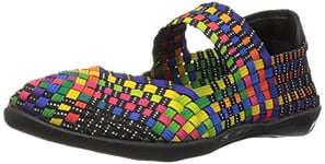 Bernie Mev Femme Doudou Chaussure Baby, Noir/Multicolore, 38 EU