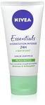 NIVEA Soin de Jour Essentials 24H Hydratation Intense + Matifiant (1 x 50 ml), crème hydratante visage, soin femme & homme enrichi en minéraux et antioxydant