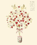 To The One I Love Valentine's Day Greeting Card Embellished Greetings Cards