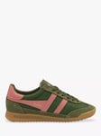 Gola Classics Tornado Trainers, Green/Coral Pink