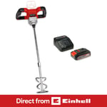 Einhell Cordless Paddle Mixer 18V With Battery Power X-Change TE-MX 18 Li