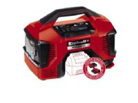 Einhell Einhell Pressito batteri hybrid kompressor 6in1 med 8 deler 18V m/batteri og lader - Uten batteri og opplader