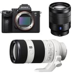 Sony Alpha 7 III hybride 24.2 mpix + objectif SEL 24-70MM F4 ZA OSS + objectif SEL 70-200 F4 G OSS