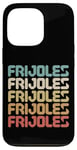 Coque pour iPhone 13 Pro Vintage 60s/70s Colors Modern Font: Frijoles Spanish Beans