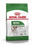 RoyalCanin Mini Adulte 8 kg pour chiens de petites races | Nourriture gastro-intestinal avec grand goût qui contrôle le poids, élimine le tartre dentaire et maintient le poil et la peau sains