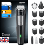 Beard Trimmer Hair Clippers Men Nose & Ear Trimmer, 9-In-1 Body Groomer Men Kit