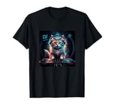 DJ Catnip - Funny Audio Wave House Music T-Shirt