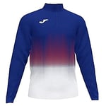 Sweatshirt Running pour Homme, Taille XL, Bleu Royal/Blanc