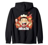 Hibachi Grill Teppanyaki Barbeque Japanese Cuisine Zip Hoodie