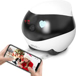 Pet Camera Home Security Camera,Movable Indoor Wifi Cam,2 Way Talk,Night Vision,