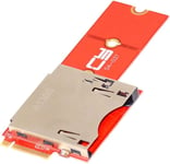 M.2 NVMe Carte mère vers CF Express Extension Adaptateur M2 M-Key pour CFE Type-B Support R5 Z6 Z7 Carte mémoire(Q1183)