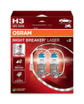 Halogenlampa H3 Night Breaker Laser Next Gen (2-Pack) Osram