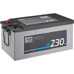 EDC230A Batterie Décharge Lente Deep Cycle dc 230 12V 230Ah agm marine, moteur electrique bateau, camping car - Ective