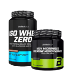 Iso Whey Zero Laktoositon Proteiinijauhe 908 g + 100 % kreatiinimonohydraatti 300 g