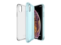 Itskins Nano // Duo Zero Gel 2 In 1 - Baksidesskydd För Mobiltelefon - Impacthane - Transparent, Ljuslila - 6.5" (Paket Om 2) - För Apple Iphone Xs Max