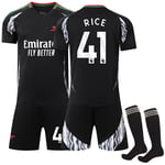 2024-2025 Arsenal Aawy Barn & Vuxen Fotbollströja Jersey Nr. 41 Rice 28