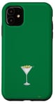 Coque pour iPhone 11 Green Dirty Martini – 3 olives – Filthy