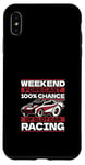 Coque pour iPhone XS Max 100 % de chances de participer à une course de voitures à sous, voiture télécommandée, mini-voiture