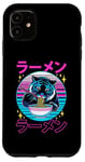 iPhone 11 Tiger Eating Ramen Japanese Noodles Soup Case