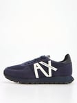 Armani Exchange AX Mesh Runner Trainers - Navy, Navy, Size 6, Men