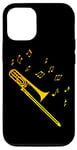 Coque pour iPhone 14 Trombone Simple pour Tromboniste Basse dans Brass Band