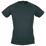 Schwarzwolf outdoor T-Shirt Fonctionnel en Laine Noir pour Homme Coupe ajustée (Noir/Noir)